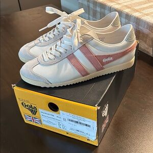 NEW Gola White and Coral Sneakers